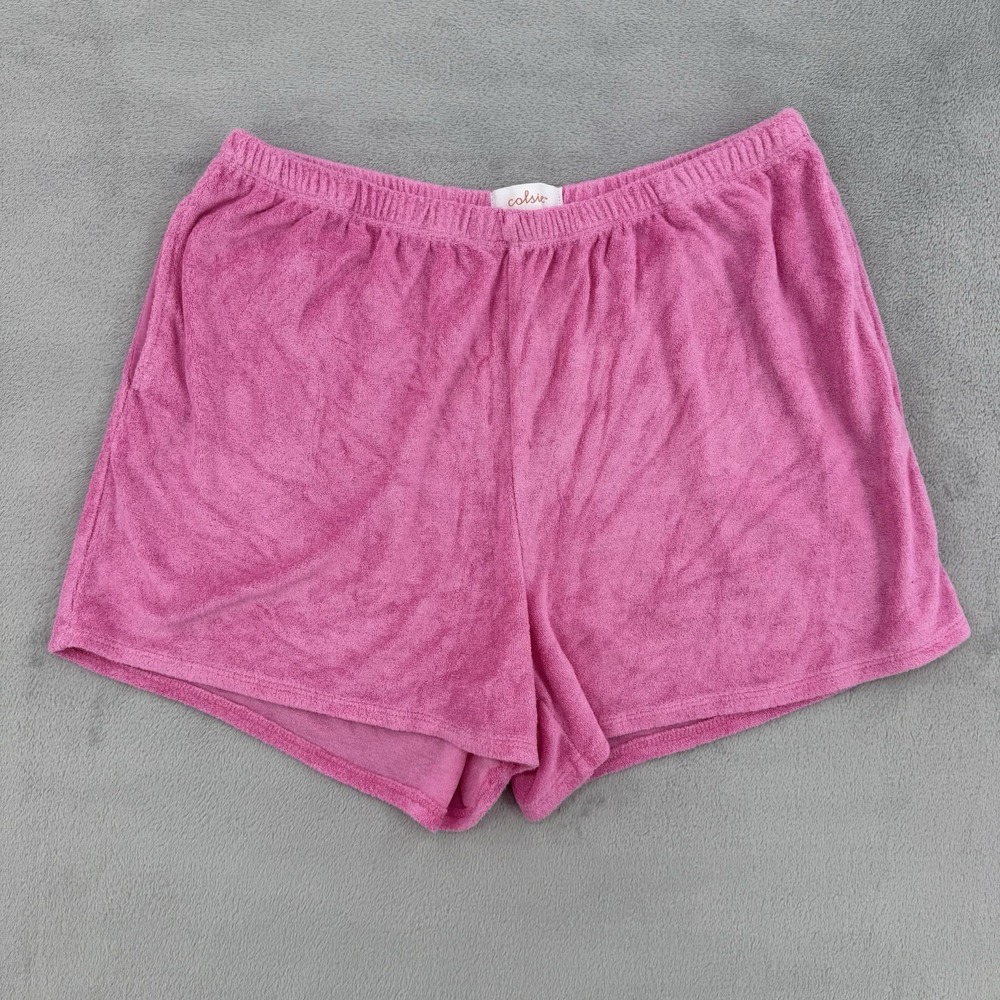 Colsie Shorts Womens Size M Pink Elastic Waist